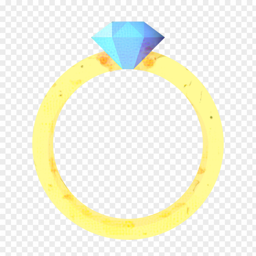 Engagement Ring Yellow Background PNG