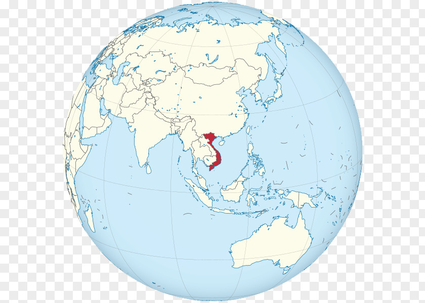 Globe Vietnam Cambodia World Map PNG