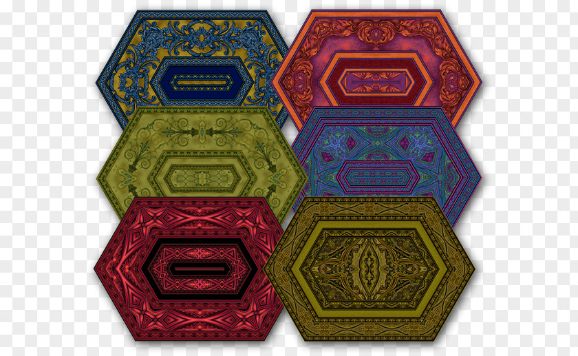 Triangle Border Quilt Tablecloth Textile Place Mats PNG