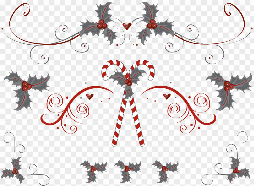 Christmas Element Background PNG