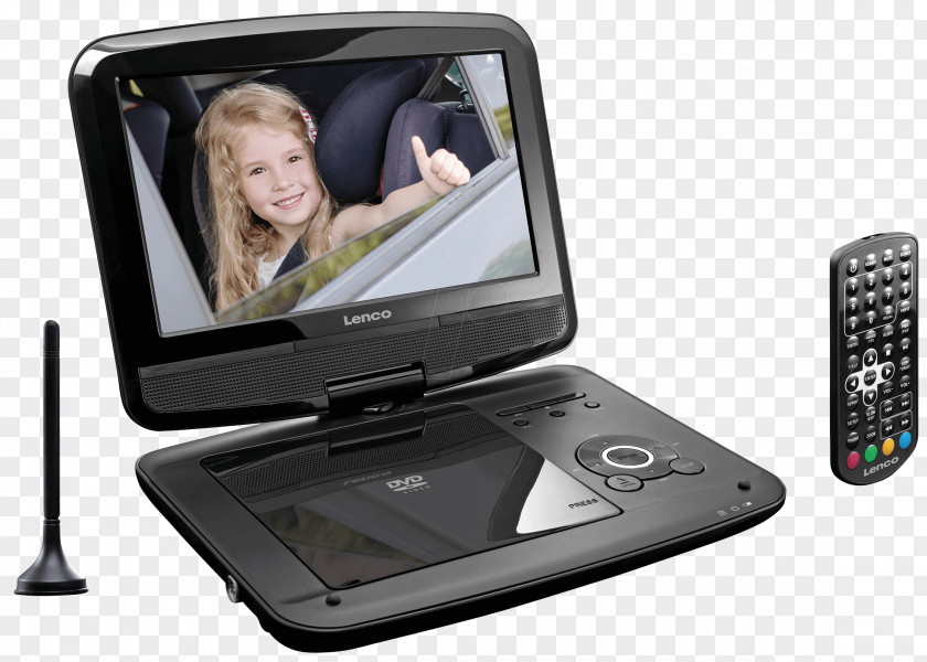 Dvd DVB-T2 Electronic Visual Display Portable DVD Player Lenco Hardware/Electronic PNG