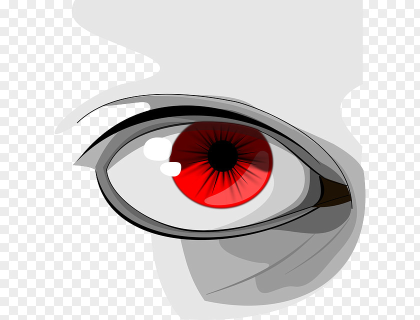 Eye Red Pupil Eyelid Clip Art PNG