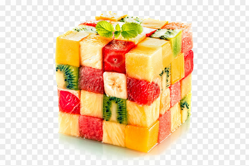 Fruit Cube Salad Rubiks PNG