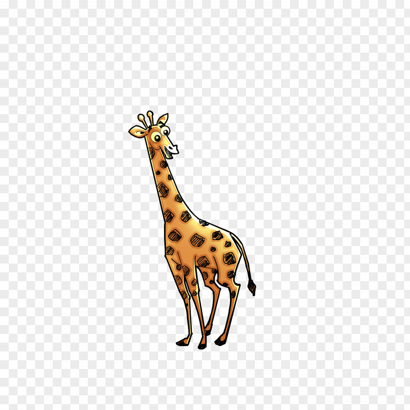 Giraffe Northern Cartoon Animation PNG