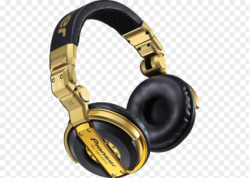 Headset HDJ-1000 Disc Jockey Headphones Pioneer Corporation Audio PNG