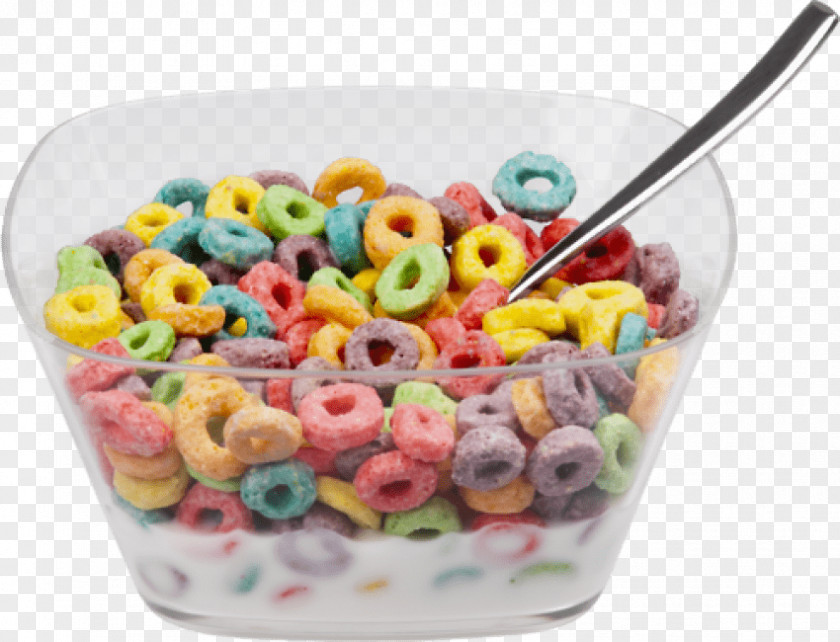 Breakfast Cereal Kellogg's Froot Loops Milk PNG