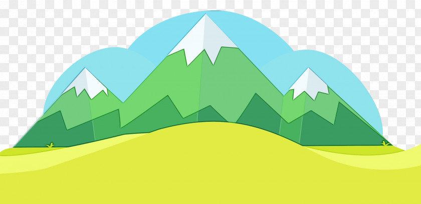 Logo Landscape Green Mountainous Landforms Hill Mountain Leaf PNG