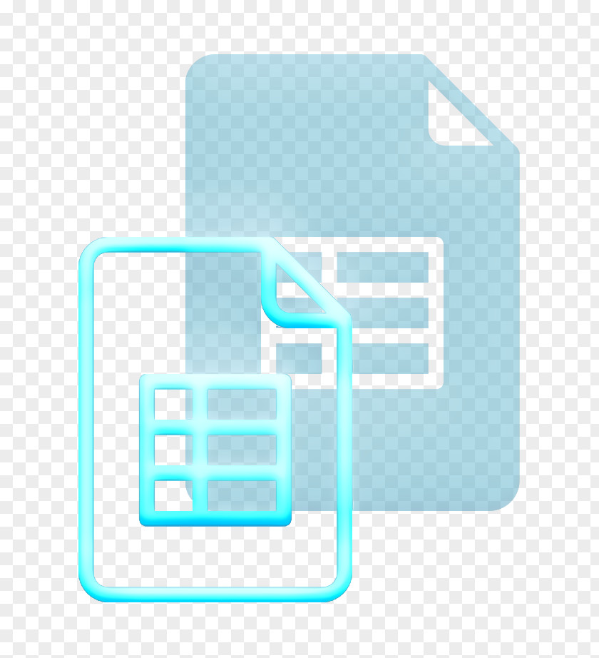 Rectangle Technology Google Sheets Icon PNG