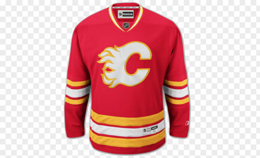 Reebok Calgary Flames National Hockey League Third Jersey PNG