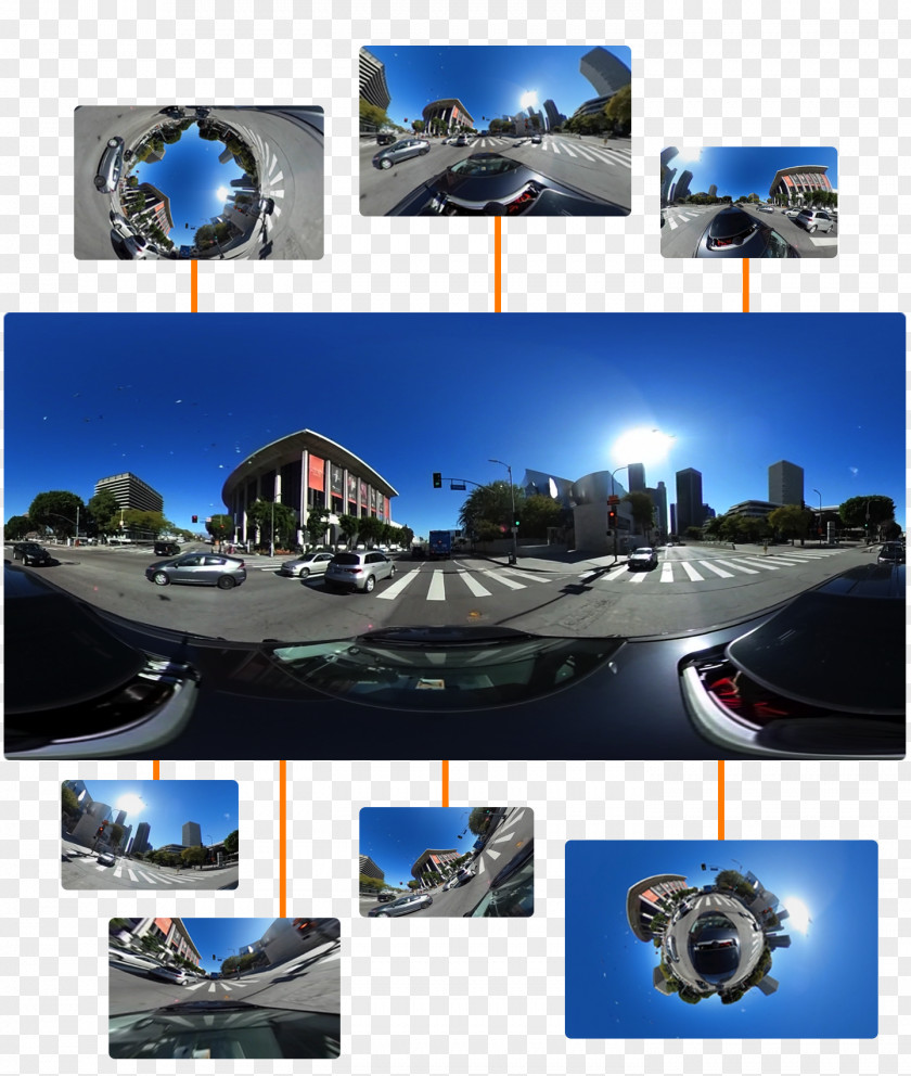 Revolve Immersive Video Equirectangular Projection YouTube Car PNG