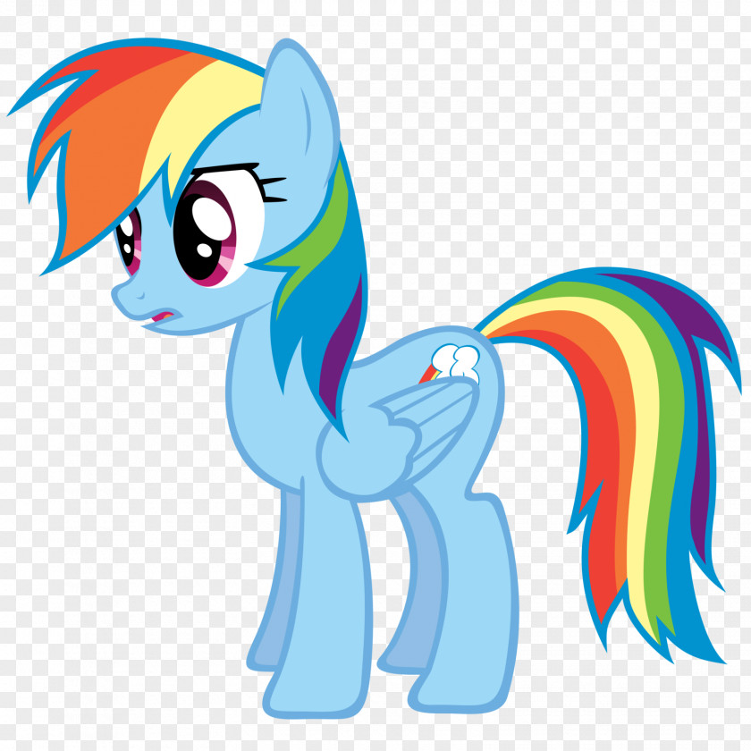 Rainbow Pony Dash Vector Graphics Horse PNG