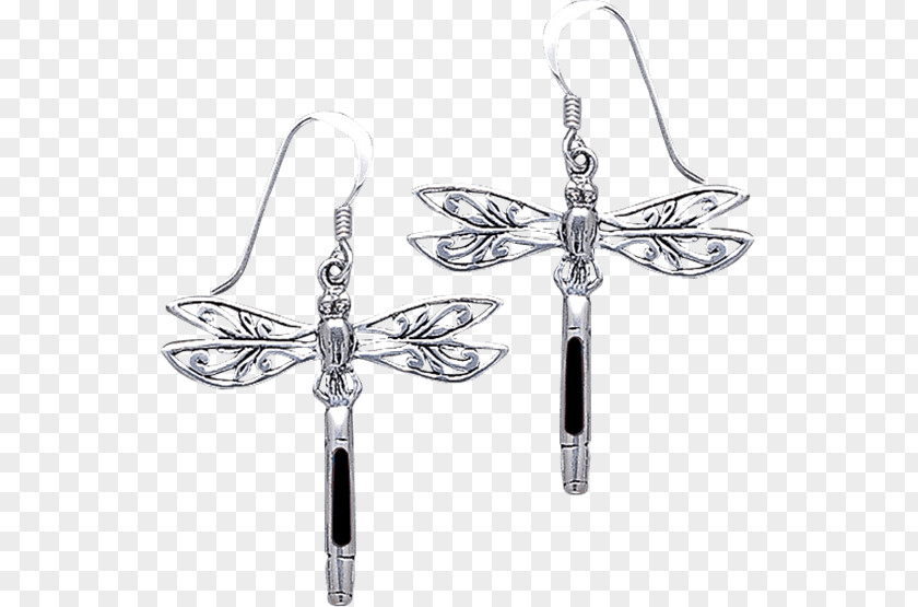 Dragonfly Jewelry Earring Silver Charms & Pendants Filigree Jewellery PNG