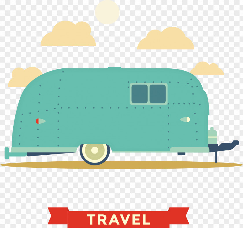 Dream Of A Tourist Car Caravan Recreational Vehicle Illustration PNG
