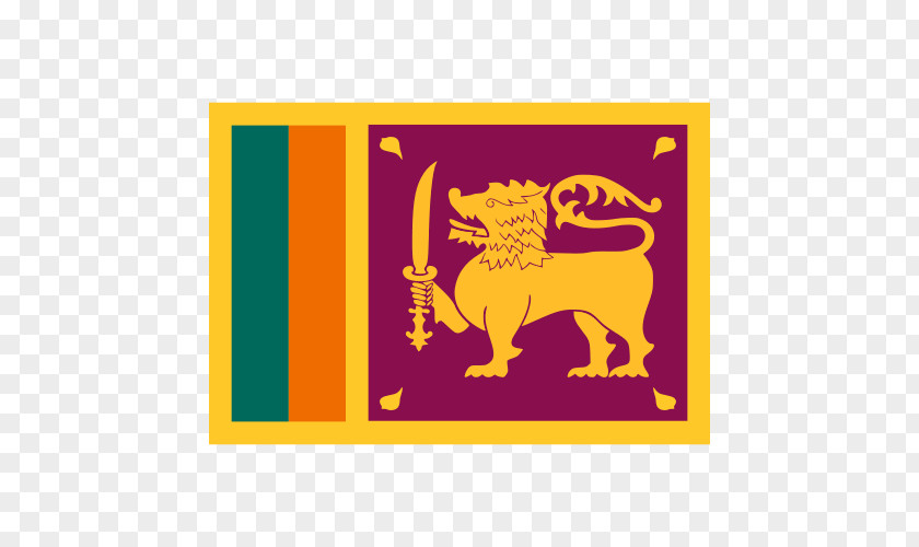 Flag Of Sri Lanka National PNG