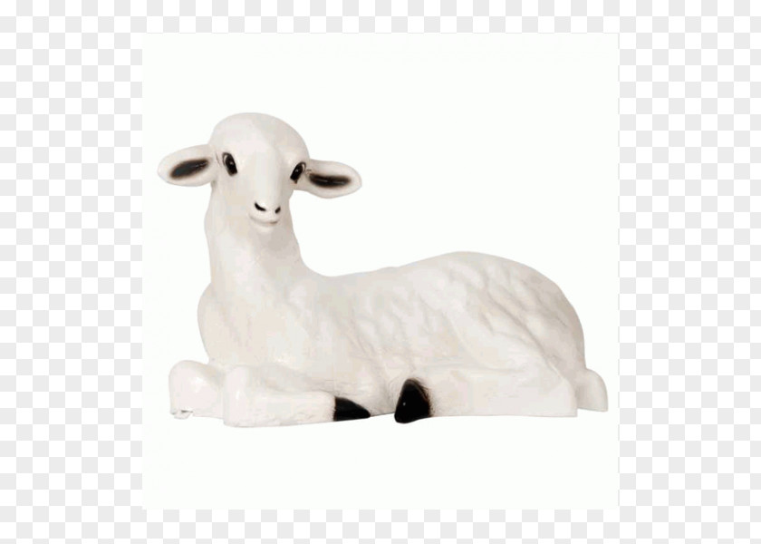 Hand-painted Sheep Cattle Goat Figurine PNG