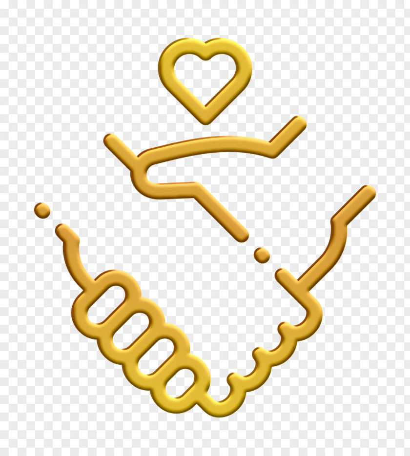 Handshake Icon Love Hippies PNG