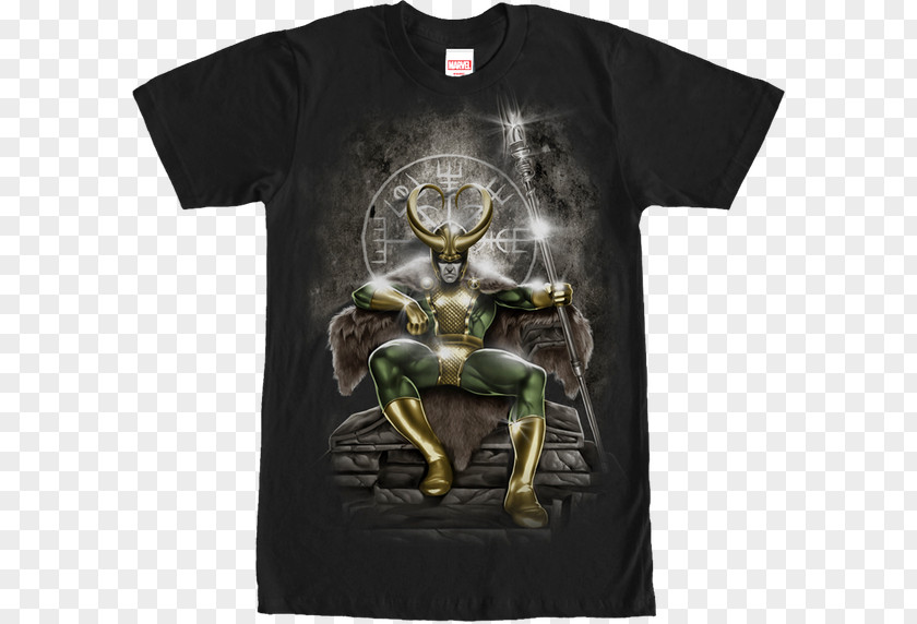 Loki T-shirt Thor Hulk Hoodie PNG