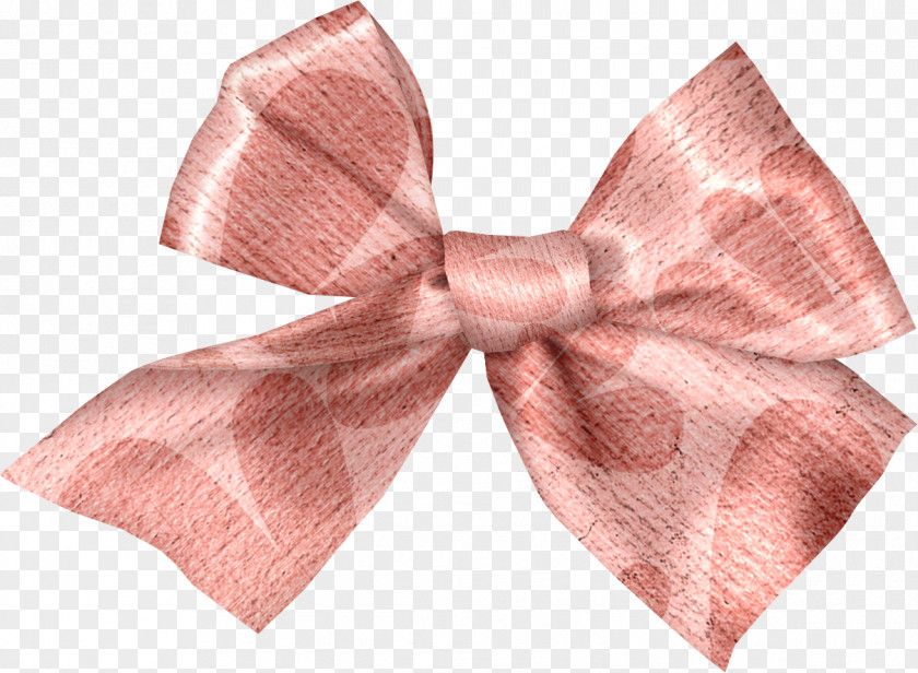 Ribbon Bow Tie Hair Pink M Yellow PNG