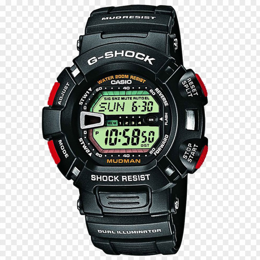 Watch G-Shock G-9000 Casio Illuminator PNG