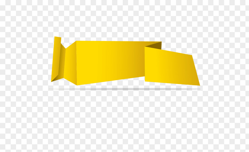 Banner Vector Paper Yellow Web PNG