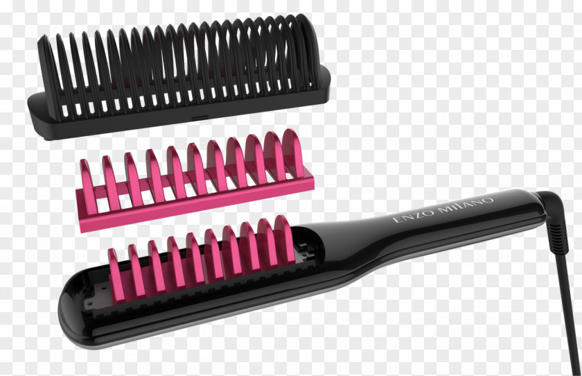 Hair Hot Comb Iron Brush Straightening PNG