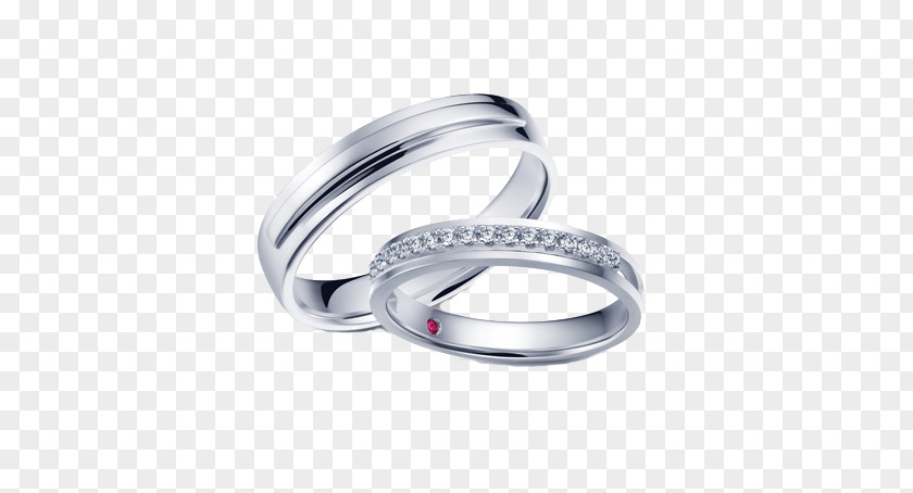 I,DO Platinum Diamond Ring Inlaid Track Romance Jewellery Love PNG