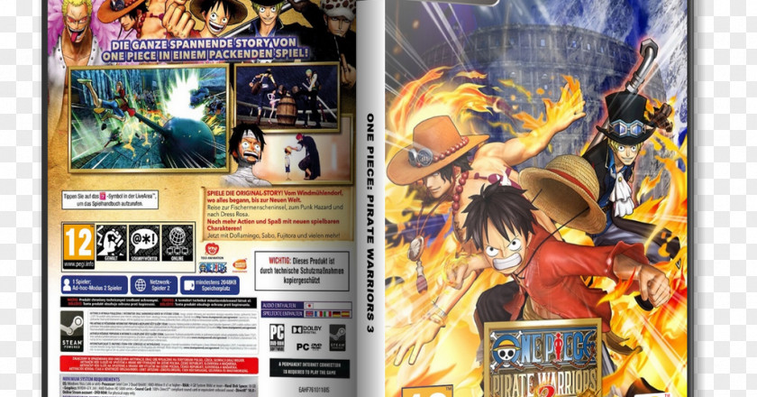 Pirate Warriors 3 One Piece: Video Game PC Blu-ray Disc PNG