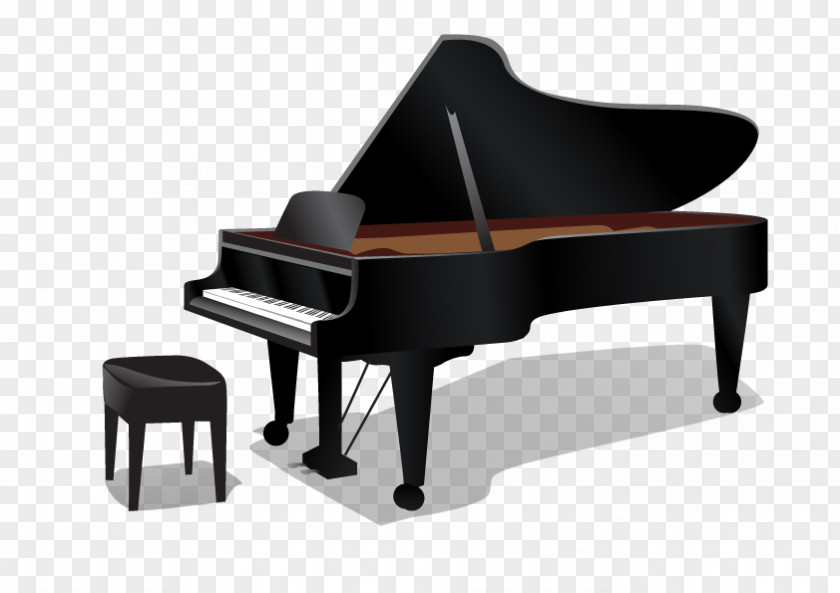 Vector Piano Wall Decal Musical Instrument Key PNG