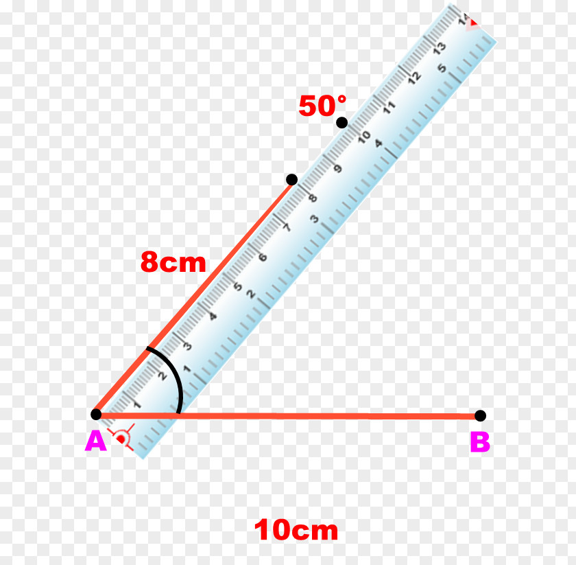 Angle Triangle Line Segment Geometry Centimeter PNG