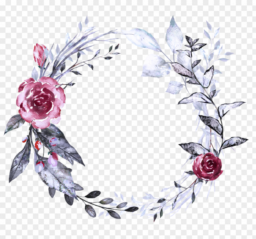 Fashion Accessory Holly Watercolor Wreath Flower PNG
