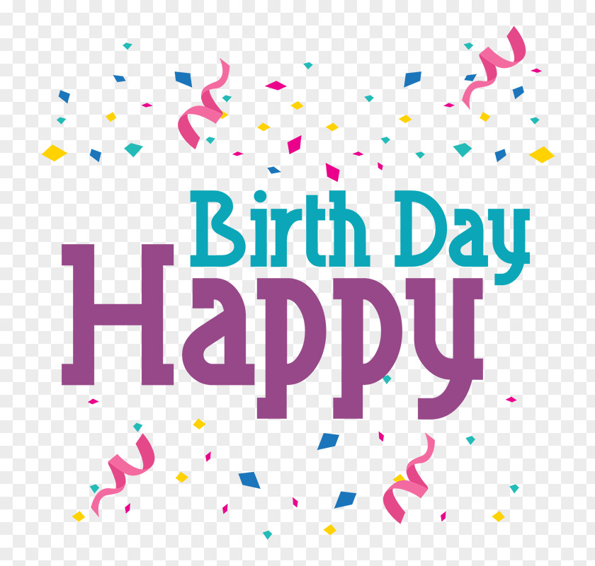 Happy Birthday Lettering To You Clip Art PNG
