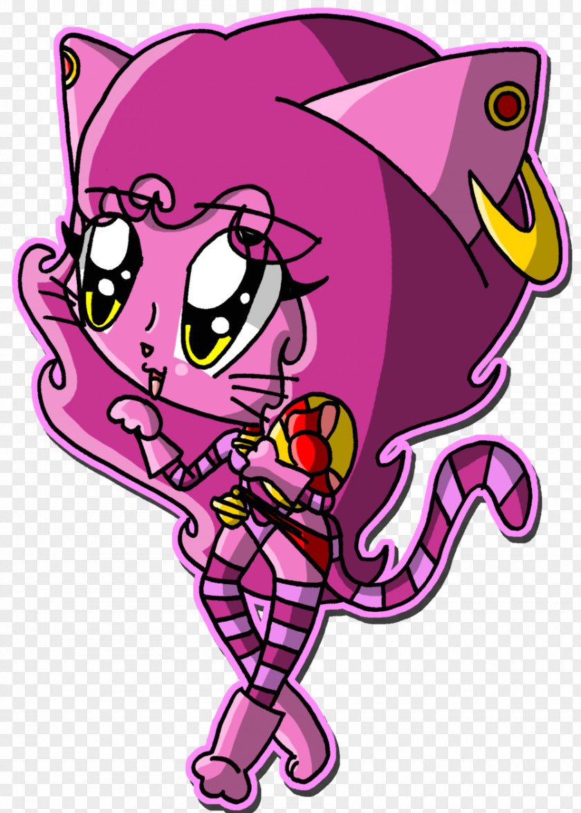 Maneki Neko Pink Magenta Art PNG