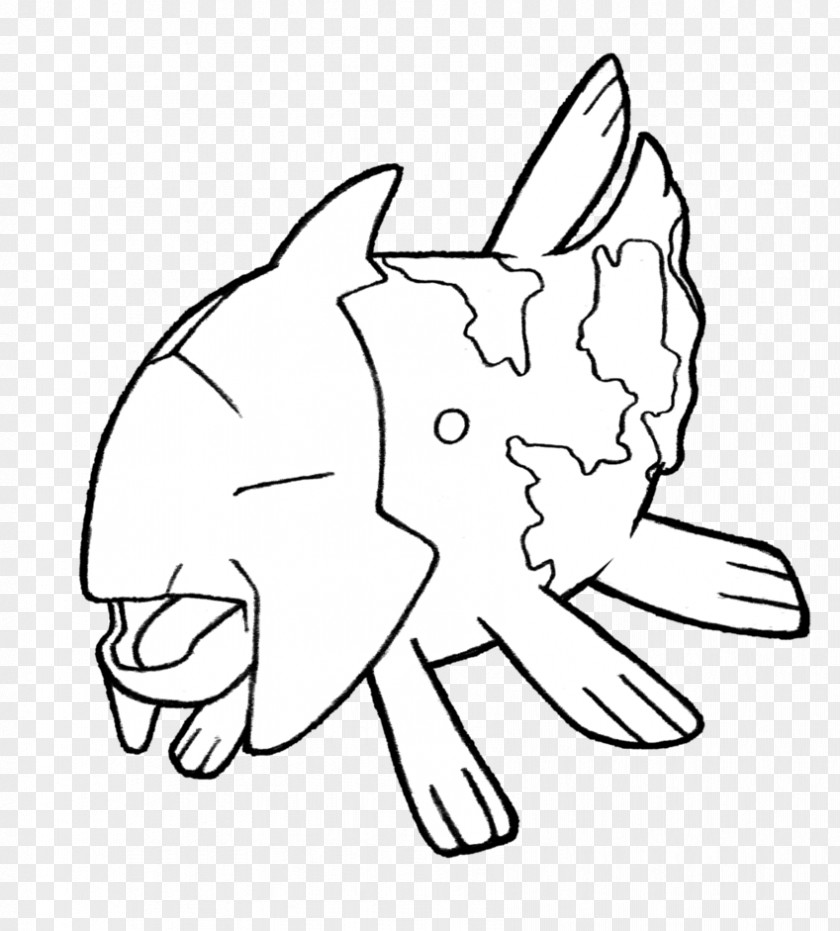 Relicanth Line Art Drawing Clip PNG