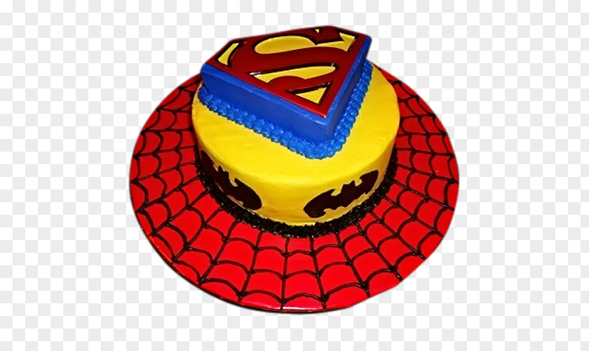 Spiderman Cake Birthday Superman Spider-Man Decorating PNG