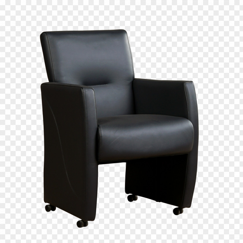 Table Club Chair Eetkamerstoel Leather PNG
