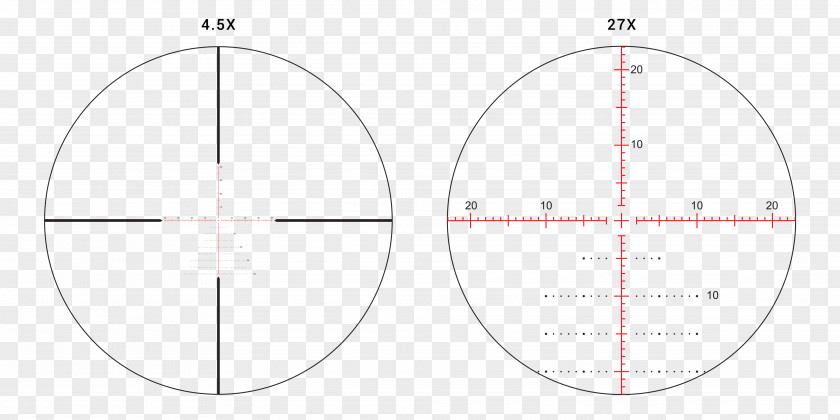 Ares Reticle Telescopic Sight Minute Of Arc Angle PNG