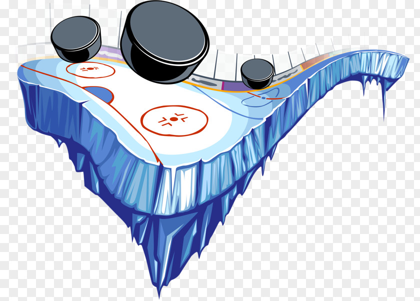 Cool Playing Field Hockey Ice Puck PNG