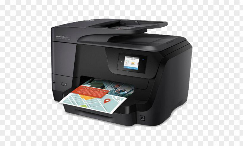 Hewlett-packard Hewlett-Packard HP Officejet Pro 8715 Multi-function Printer Inkjet Printing PNG