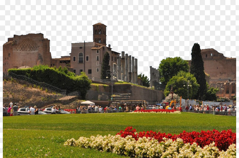 Italy Roman Ruins Scenery 1 Ancient Rome Landscape PNG