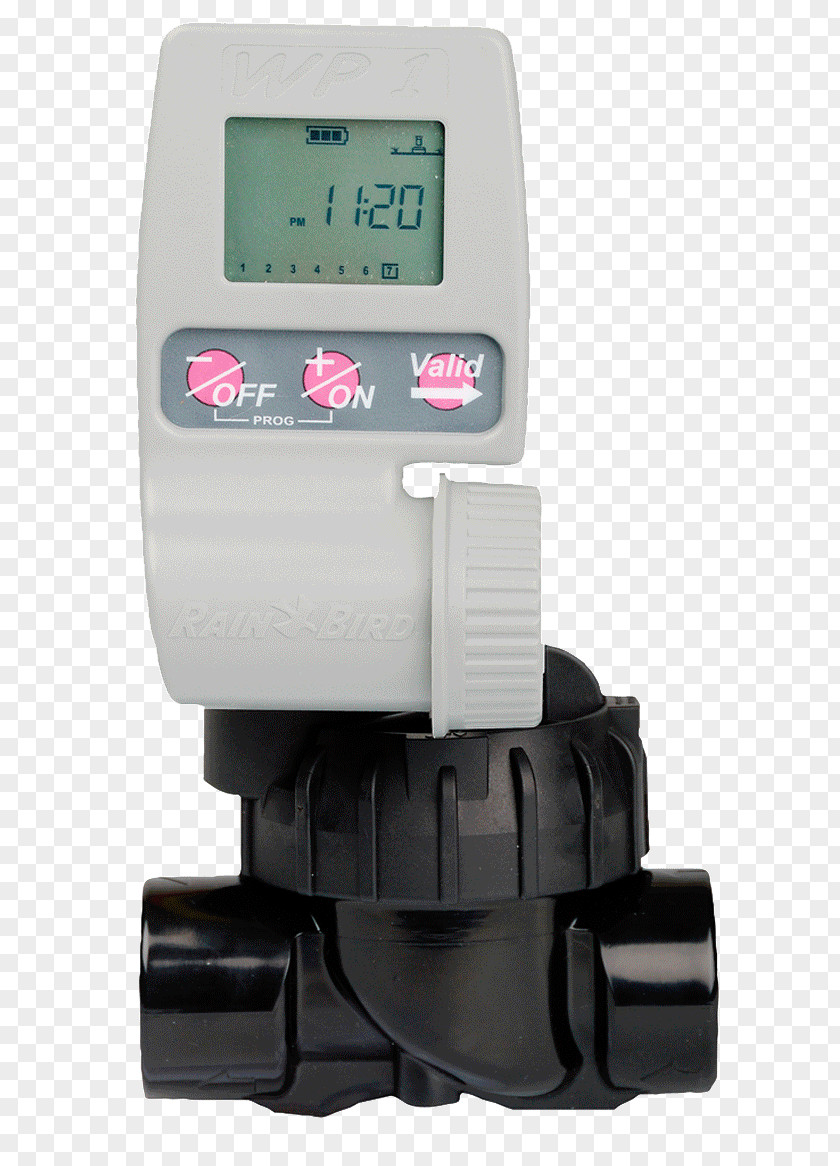 Programador Solenoid Valve Electric Battery Programmer Irrigation PNG