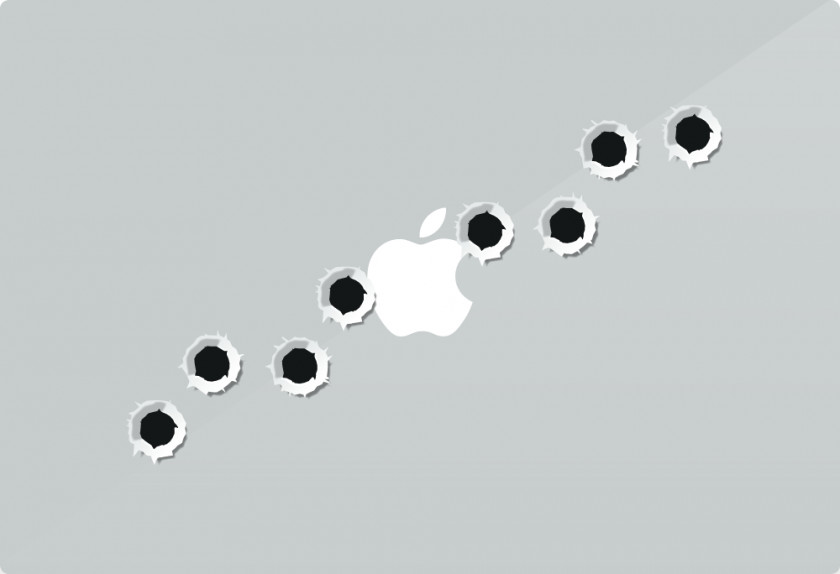 Bullet Holes HD MacBook Pro Macintosh Laptop Sticker PNG