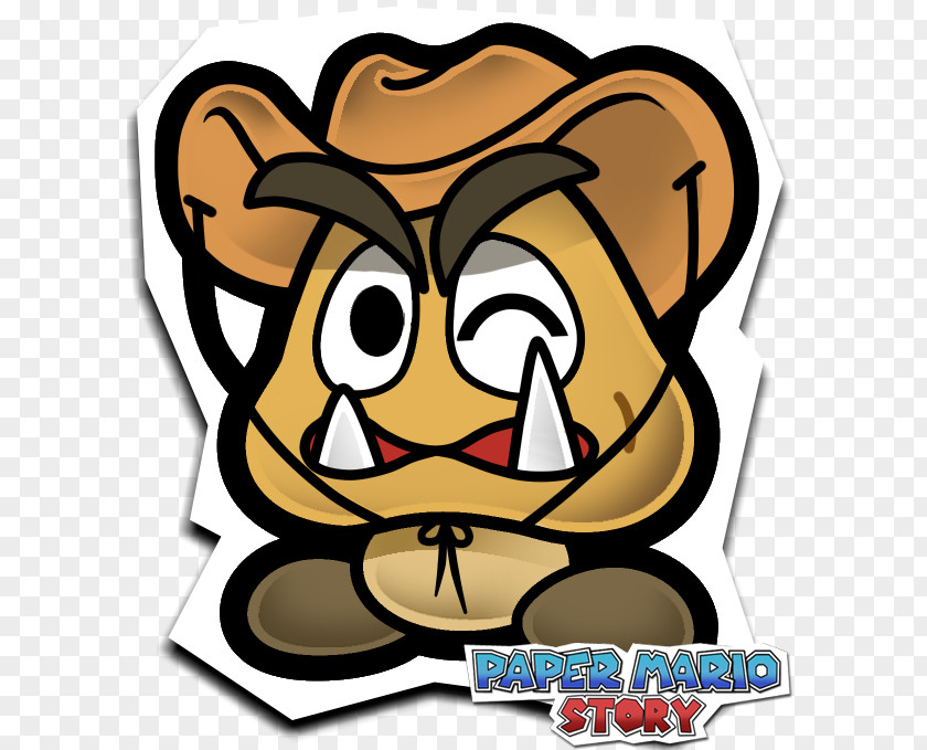 Goombario Paper Mario Human Behavior Goomba Clip Art PNG