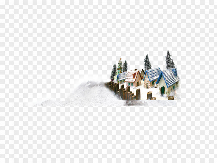 House After Snow Gratis PNG