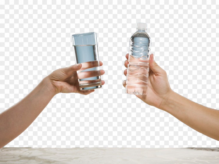 Water Bottle Glass Water-dropper PNG