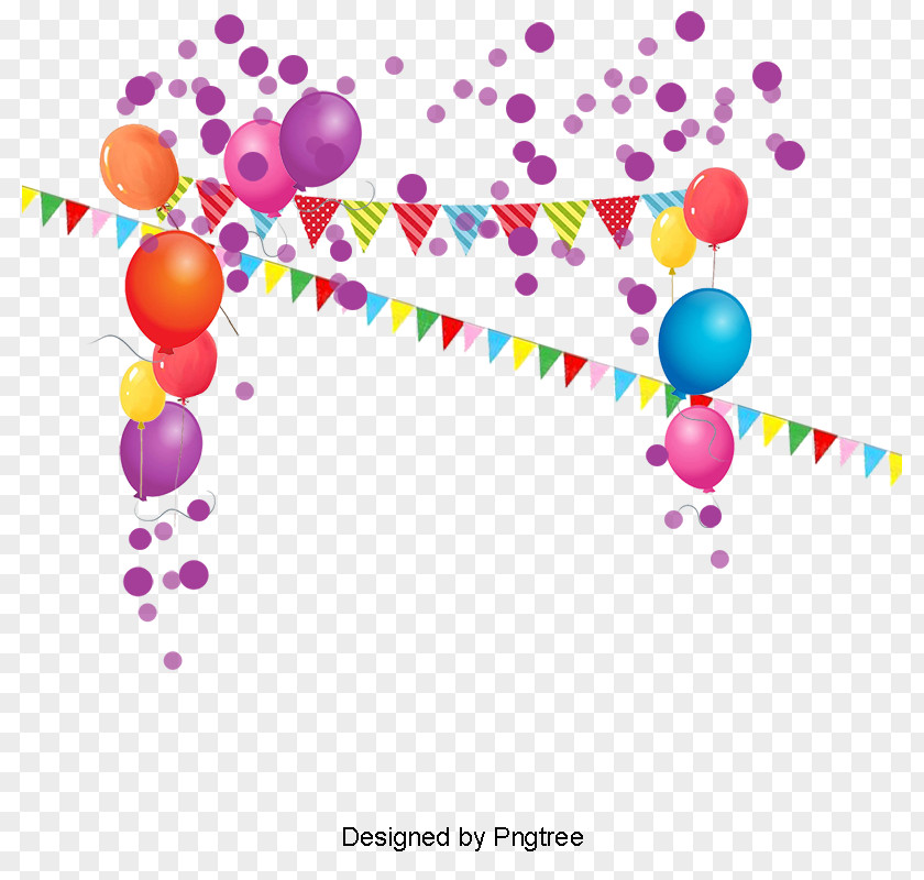 Balloon Toy Image Birthday PNG