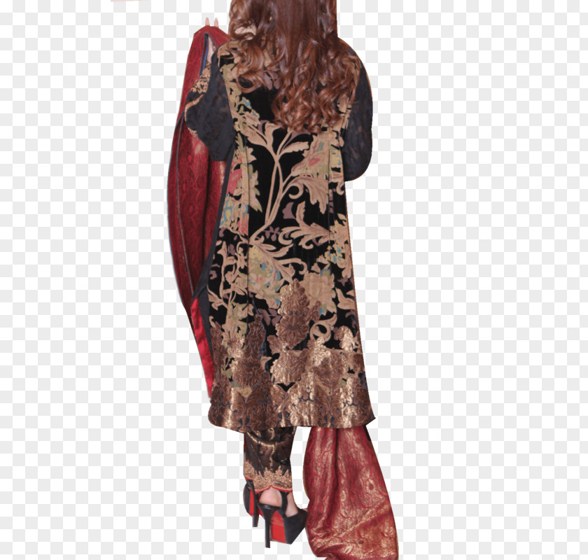 Dress Jamawar Pants Chiffon Shawl PNG