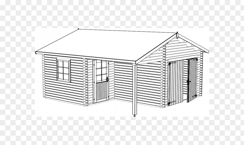 Forset Cabin House Carport Garage Roof Shed PNG