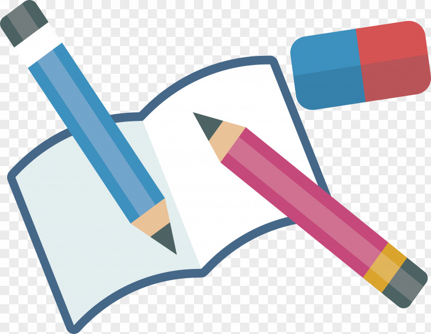 Pencil Notes Clip Art PNG