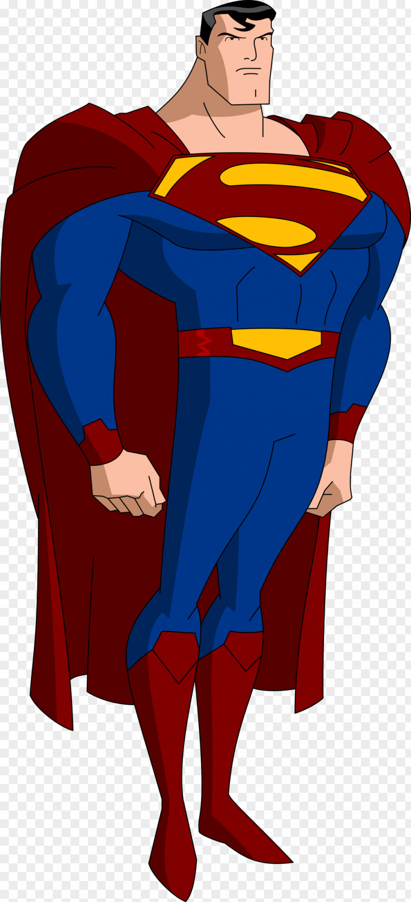 Superman Pose Cliparts Bruce Timm Justice League Comic Book Comics PNG