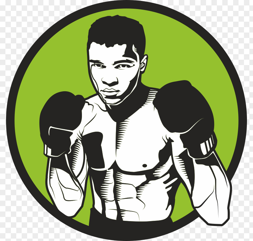 Boxing Muhammad Ali Professional Drawing Clip Art PNG